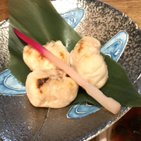 ふぐ白子塩焼き