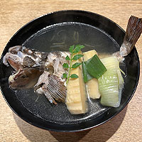 カサゴと筍のスープ煮